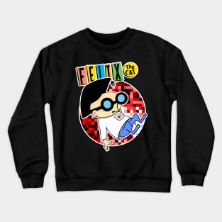 Felix The Cat Cool Retro Crewneck Sweatshirt